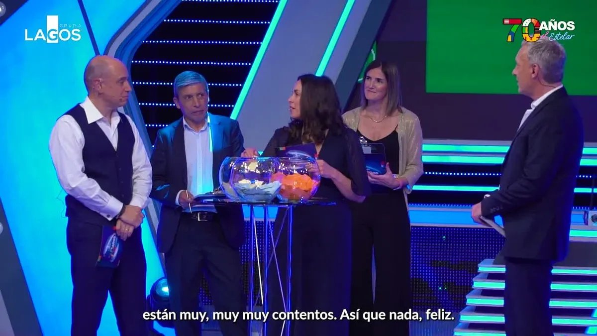 Momento de entretención durante la transmisión